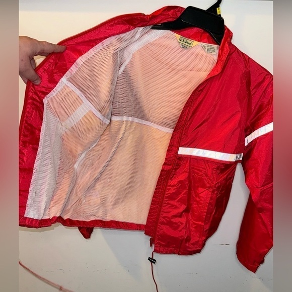 L.L.Bean Ladies GORE-TEX Pink Windbreaker Jacket Size Small - Picture 7 of 8